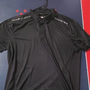 GBX Black Polo Shirt with Gray Accents